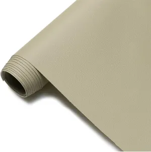 Faux Leather Fabric PVC Upholstery Leatherette for Upholstery Crafts, DIY Sewings, Sofa, Handbag, Hair Bows Decorations(Earth-Yellow,1.6X8m)