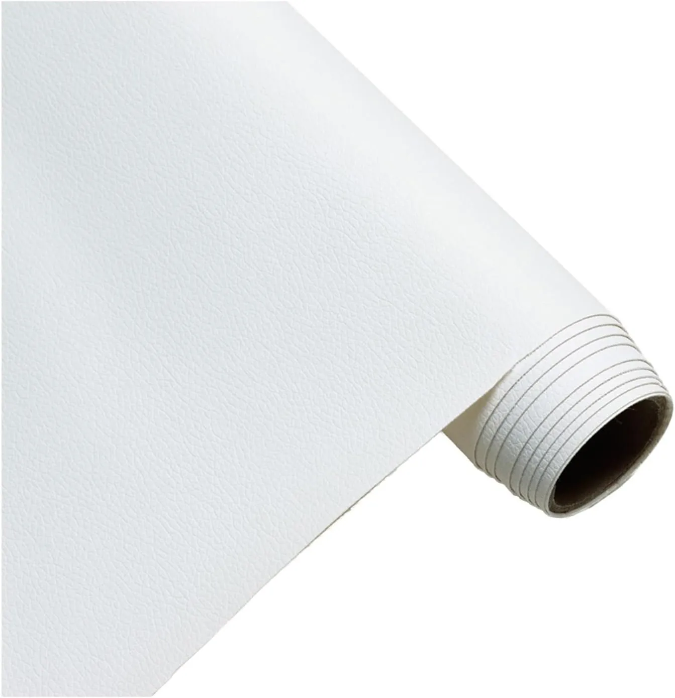 Faux Leather Sheets 100x160cm, Faux Leather Fabric, Ideal for DIY Craft Leather Earrings Phone Covers Handbag(Colour: Brown)(White,1.6X1m)