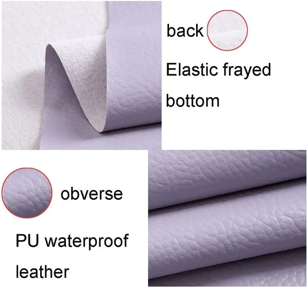Faux Leather Vinyl PVC Fabric Waterproof Leatherette Automotive, Headliner,Furniture Upholstery,DIY Projects, Headboards(Blue,1.4x10m)