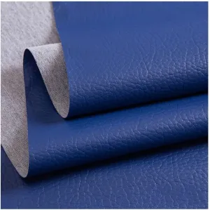 Faux Leather Vinyl PVC Fabric Waterproof Leatherette Automotive, Headliner,Furniture Upholstery,DIY Projects, Headboards(Blue,1.4x10m)