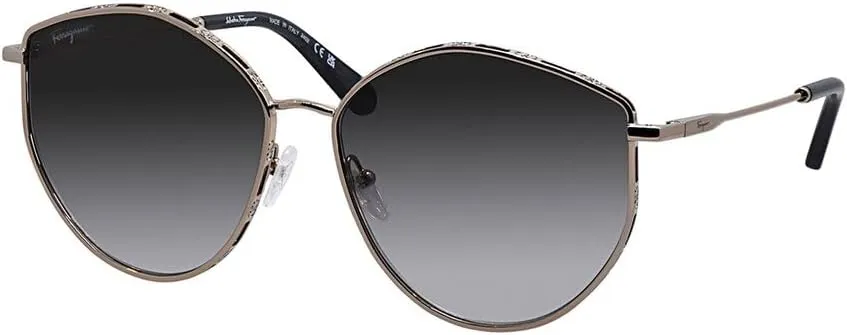 Ferragamo Women's 264S 60Mm Sunglasses, Ns, Gray