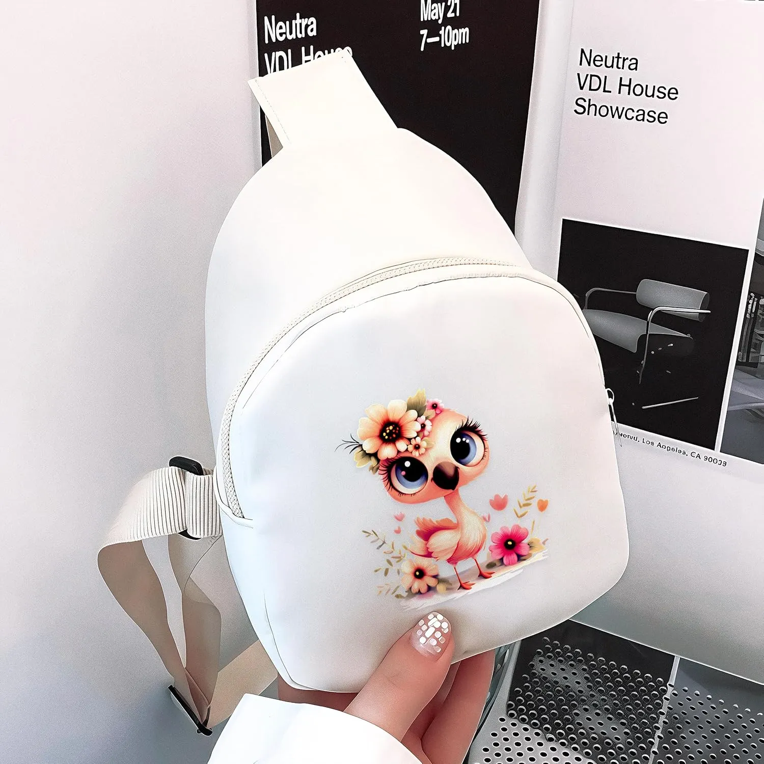 Flamingo Mini Sling Bag, Crossbody Bag, Toddler Purse For Kids Girl, Birthday Gift For 4 5 6 7 8 9 10 11 12 Year Old Gifts For Daughter, Granddaughter, Sister, Niece!