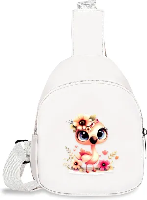Flamingo Mini Sling Bag, Crossbody Bag, Toddler Purse For Kids Girl, Birthday Gift For 4 5 6 7 8 9 10 11 12 Year Old Gifts For Daughter, Granddaughter, Sister, Niece!
