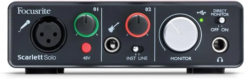 Focusrite Scarlett Solo Compact (1st Gen) USB Audio Interface