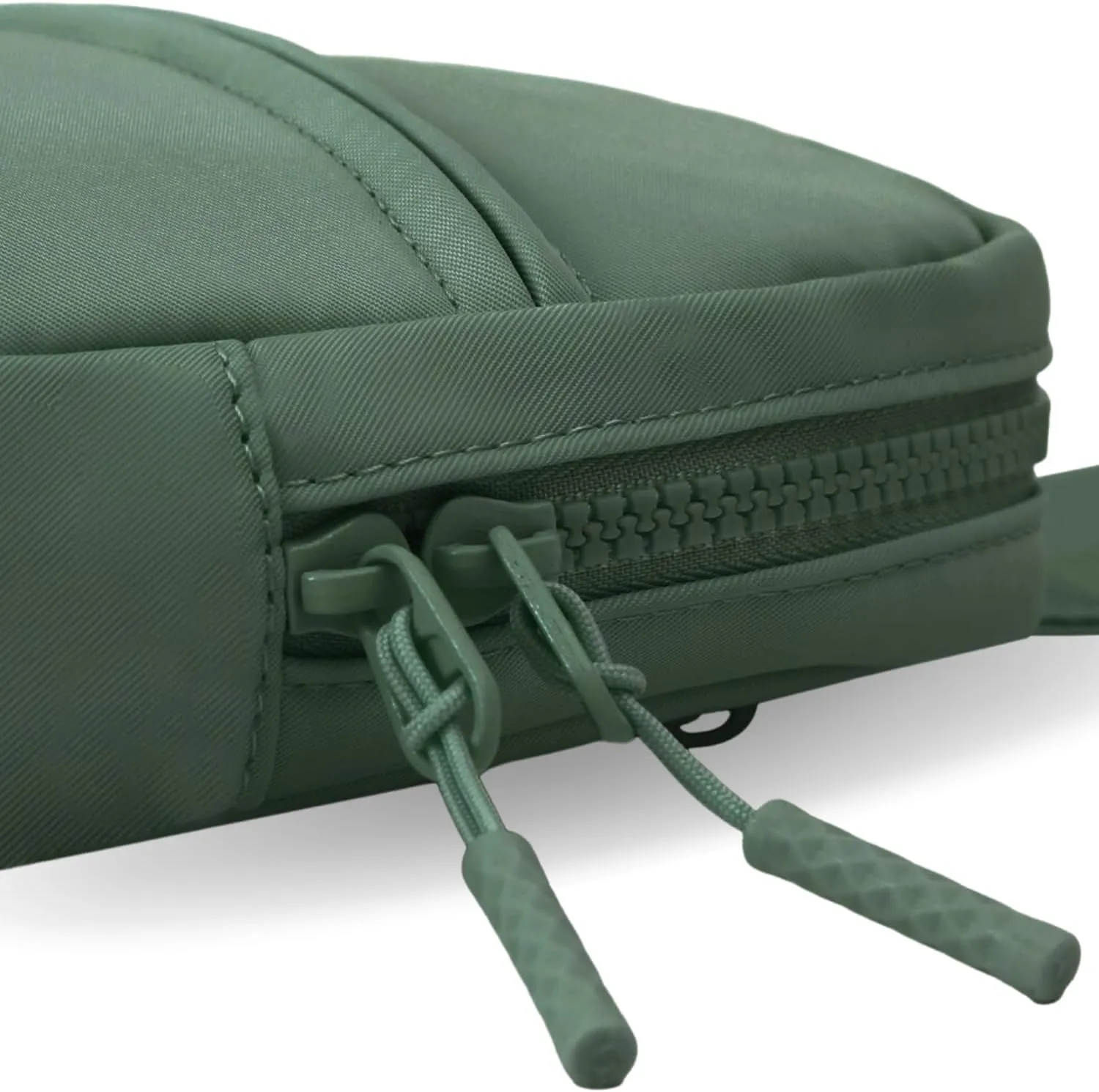 FORZAROCKET Ultralight Sling Bag w/Long Strap 70" – Small Crossbody Bag w/Extended Strap – Women Men Fanny Pack w/Anti-Theft Pocket – Two-Way Durable Zipper – Travel & Plus Size Friendly, Green