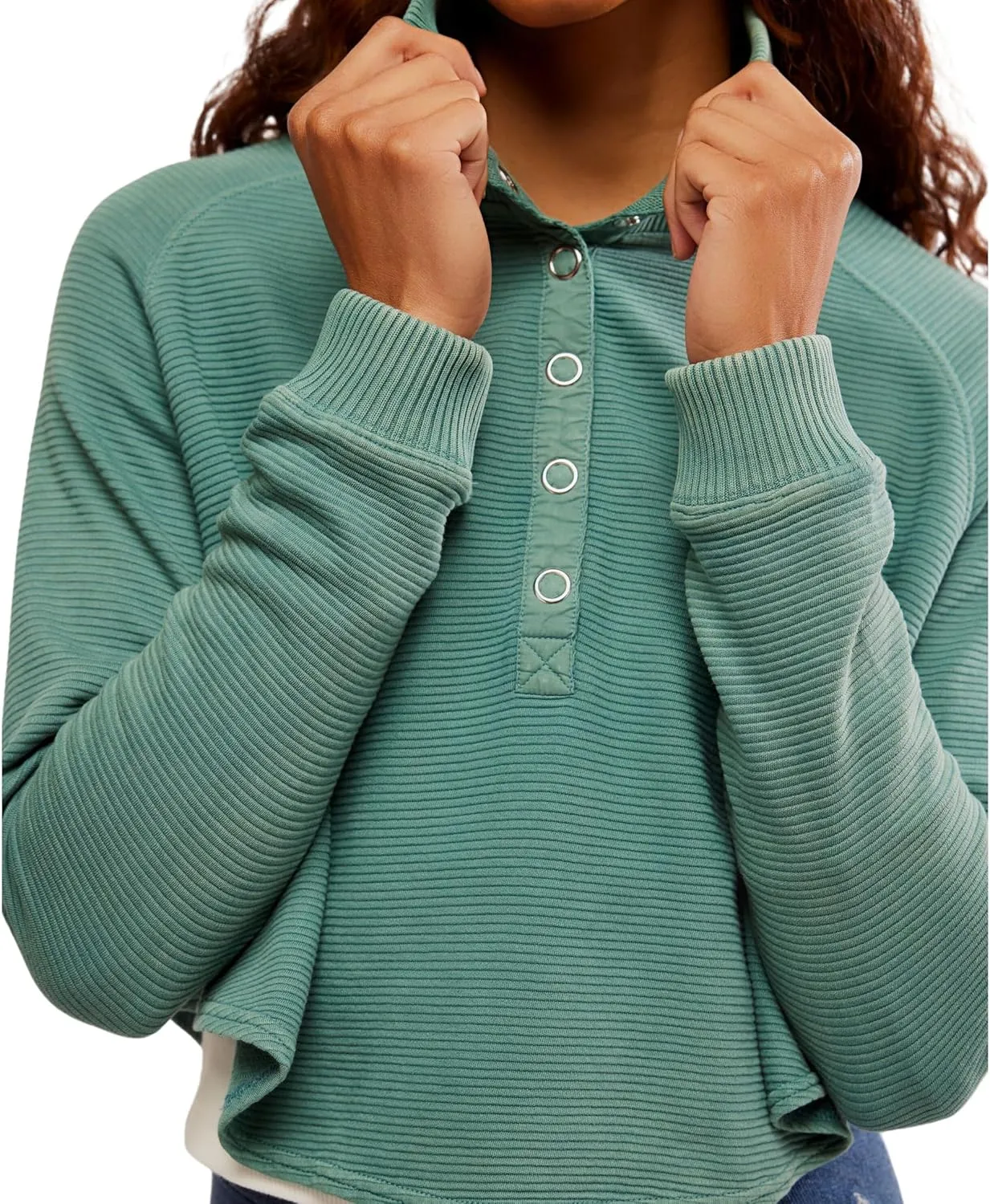 Free People Women's So Fly Henley Layer Coddy