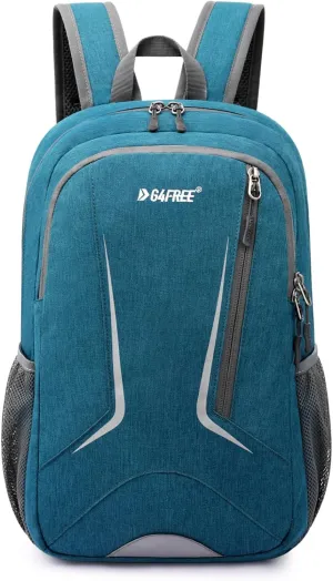 G4Free 16L Small Hiking Backpack, Compact Travel Backpack Lightweight Daypack Waterproof for Men Women Outdoor(Teal Blue)