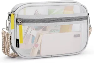 G4Free Clear Bag for Stadium Approved Small Crossbody Bags for Women Clear Purse for Concerts Events Sports