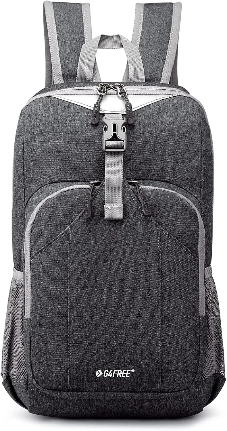 G4Free Mini 10L Hiking Daypack Small Hiking Backpack Cycling Compact Shoulder Backpack Outdoor for Men Women(Dark Grey)