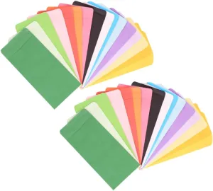 Gadpiparty 50pcs Paper Envelopes for Budget Cash Envelopes Tip Giving Compact Portable Multi-Purpose for Coins Jewelry