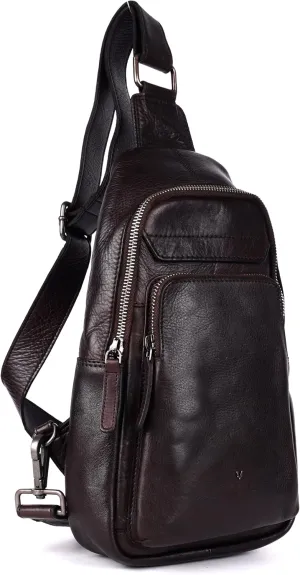 Genuine Italian Leather Unisex Body Bag - Stylish, Durable, and Secure Travel Companion for Casual and Trendy Essentials