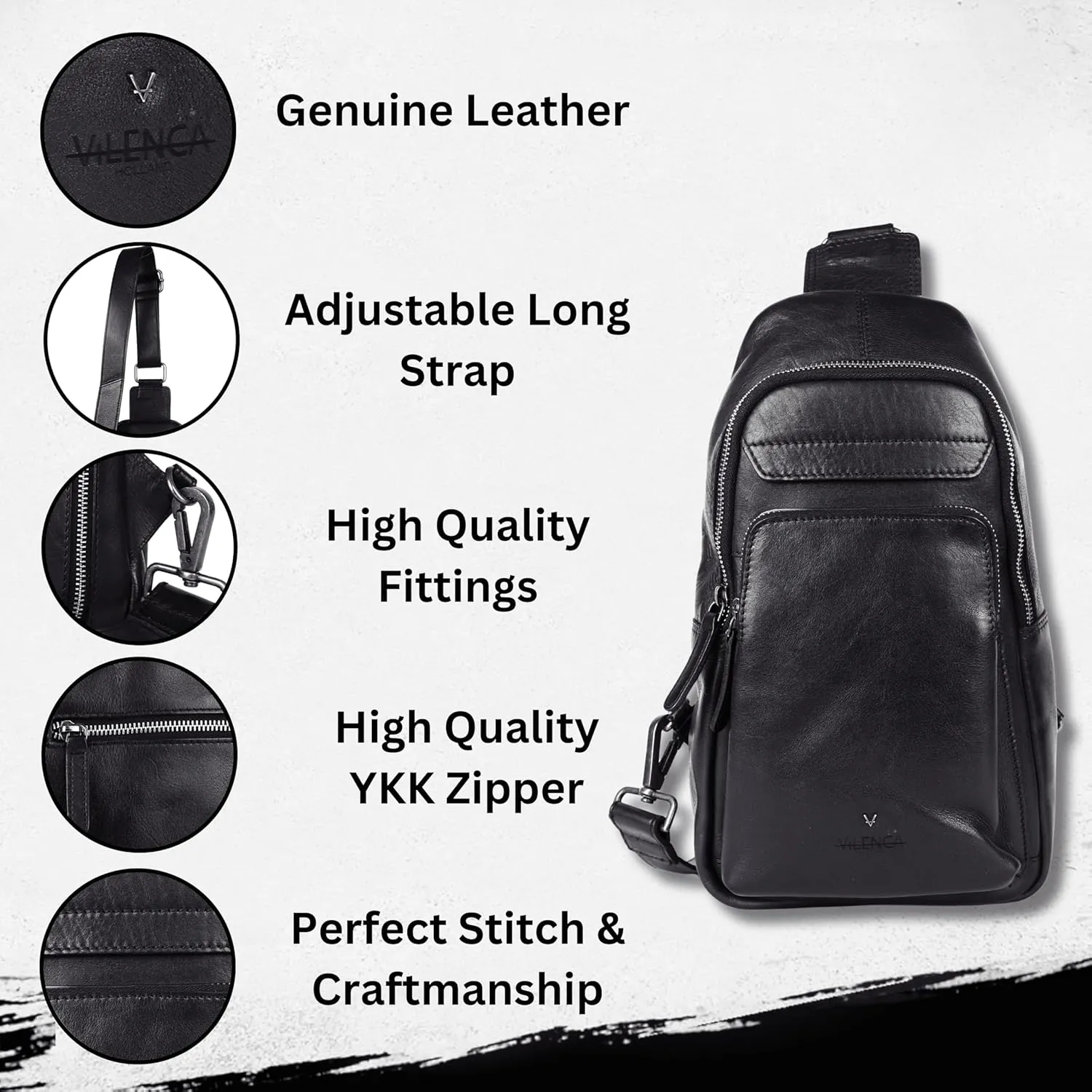 Genuine Italian Leather Unisex Body Bag - Stylish, Durable, and Secure Travel Companion for Casual and Trendy Essentials