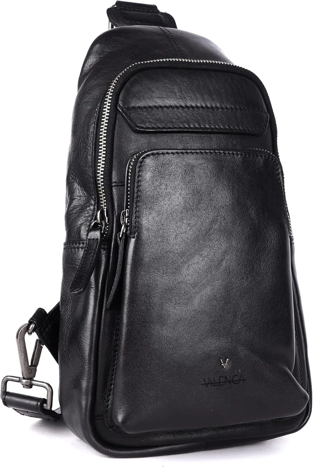 Genuine Italian Leather Unisex Body Bag - Stylish, Durable, and Secure Travel Companion for Casual and Trendy Essentials