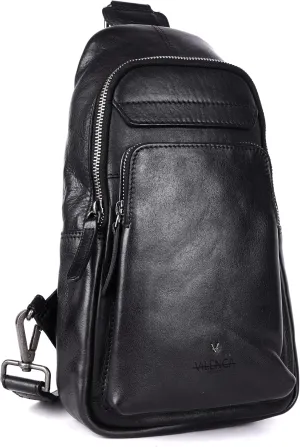 Genuine Italian Leather Unisex Body Bag - Stylish, Durable, and Secure Travel Companion for Casual and Trendy Essentials