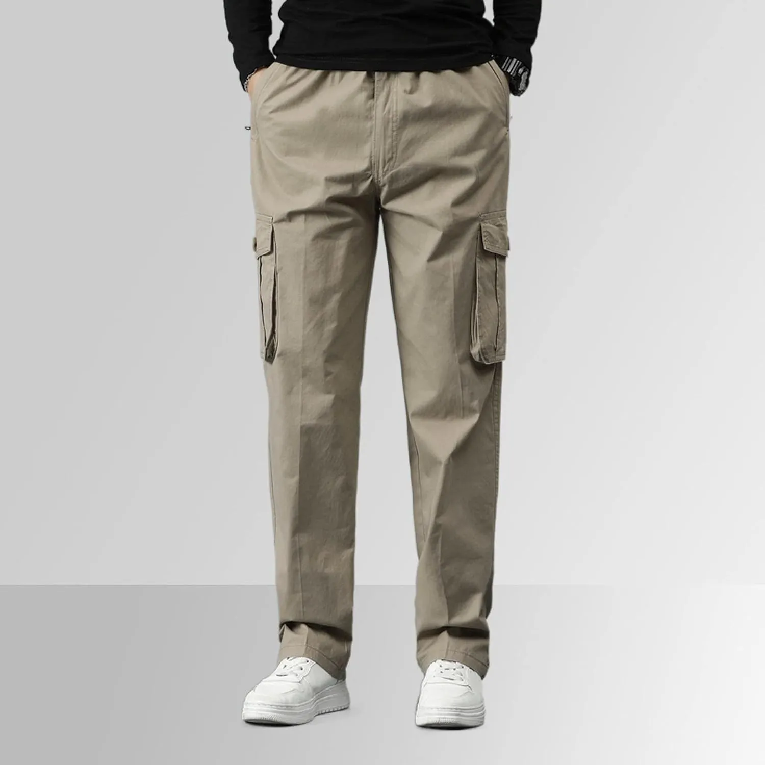 GIERIDUC Men Outdoor Cargo Pant Best Travel Pants for Long Flights Men's Mens Long Underwear Pants Mens Khaki Pants Outdoor