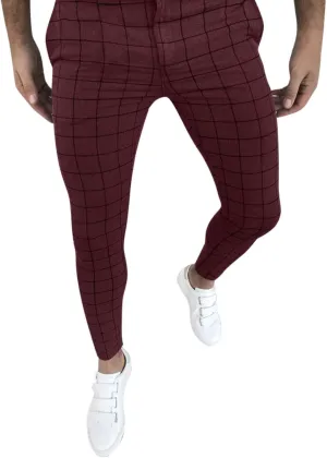 GIERIDUC Men's Athletic Running Joggers Mens Super Skinny Black Trousers Pants with The Long Strings Mens Long Running Pants