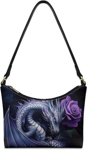 GIFTPUZZ PU Women's Underarm Bag Trendy Women Shouder Handbags with Hand Strap for Party Travel Work and Vacation