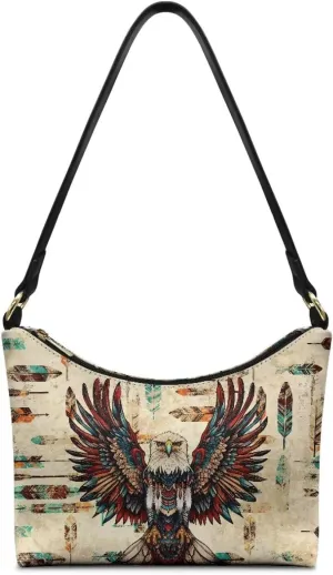GIFTPUZZ Women Underarm Shoulder Bag Trendy Leather Purse with Top Handle Internal Pocket and Zipper Closure Waterproof