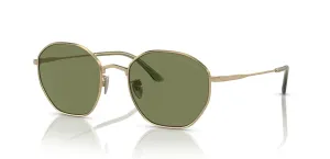 GIORGIO ARMANI Man Sunglasses Matte Gunmetal Frame, Dark Grey Lenses, 53MM