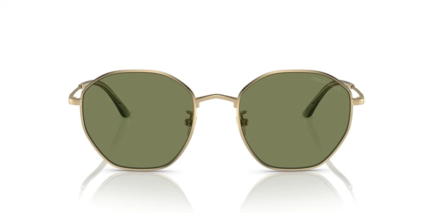 GIORGIO ARMANI Man Sunglasses Matte Gunmetal Frame, Dark Grey Lenses, 53MM