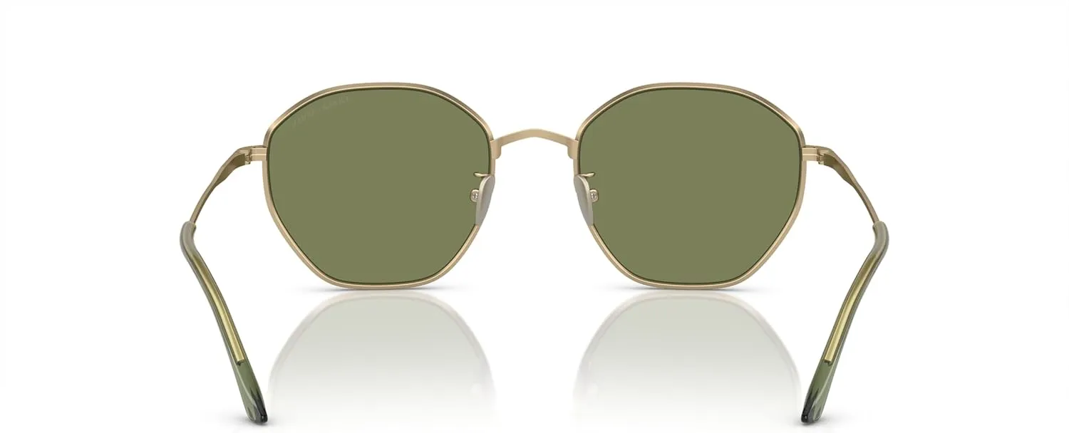 GIORGIO ARMANI Man Sunglasses Matte Gunmetal Frame, Dark Grey Lenses, 53MM