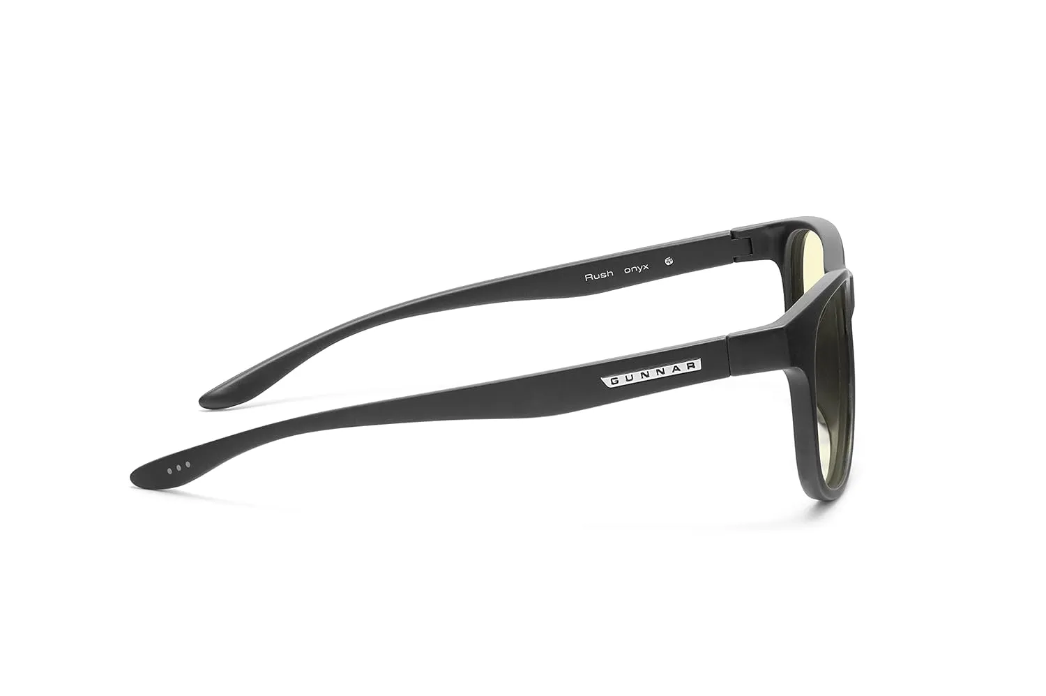 GUNNAR - Premium Gaming and Computer Glasses for Kids (age 12 ) - Blocks 65% Blue Light - Rush, Onyx, Amber Tint