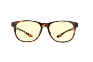 GUNNAR - Premium Gaming and Computer Glasses for Kids (age 12 ) - Blocks 65% Blue Light - Rush, Tortoise, Amber Tint
