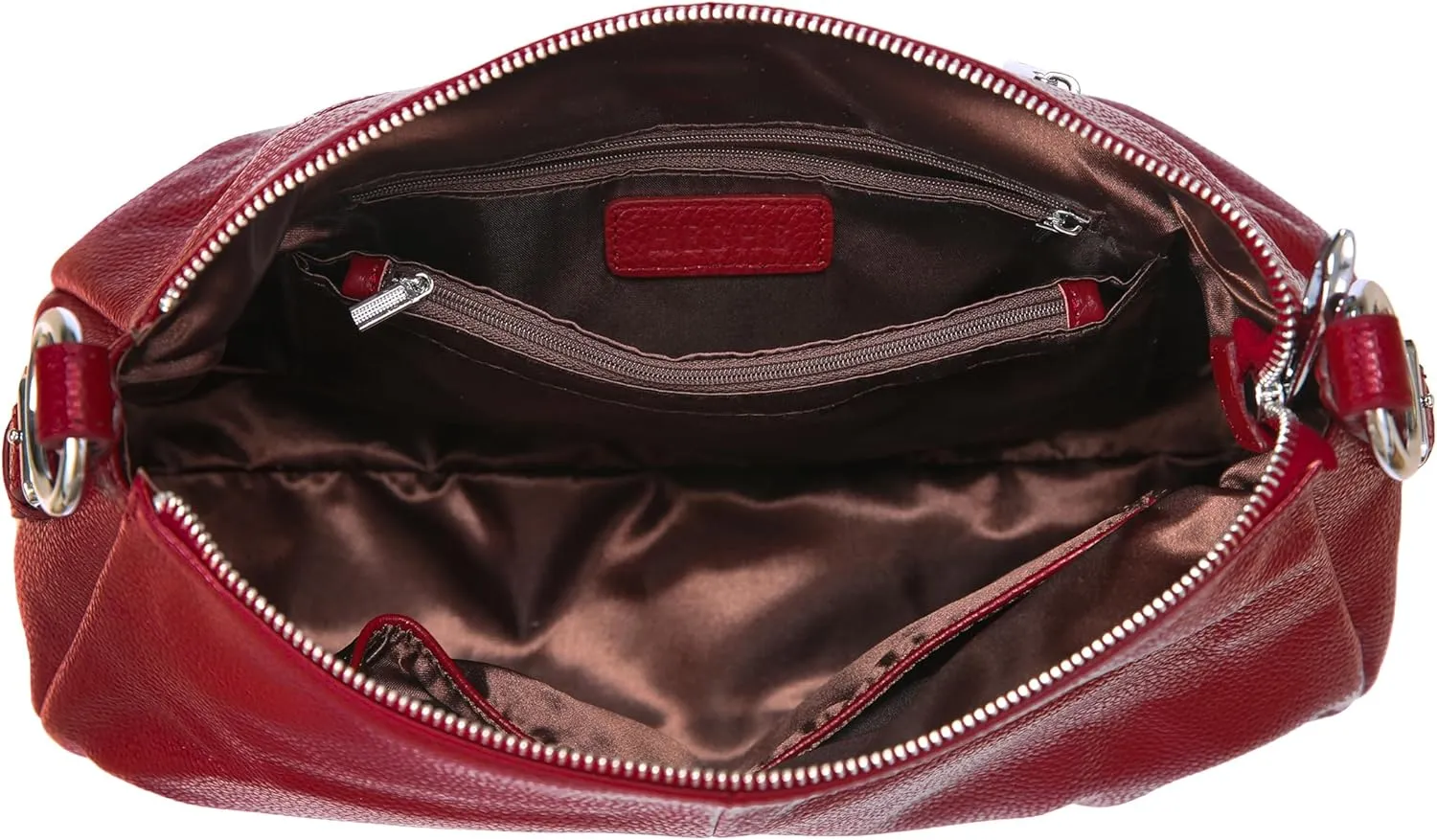 HESHE Leather Purses and Handbags Hobo Shoulder Bags Tote Bag Crossbody Purse Ladies Designer Satchel Bags