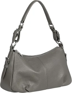 HESHE Leather Purses and Handbags Hobo Shoulder Bags Tote Bag Crossbody Purse Ladies Designer Satchel Bags