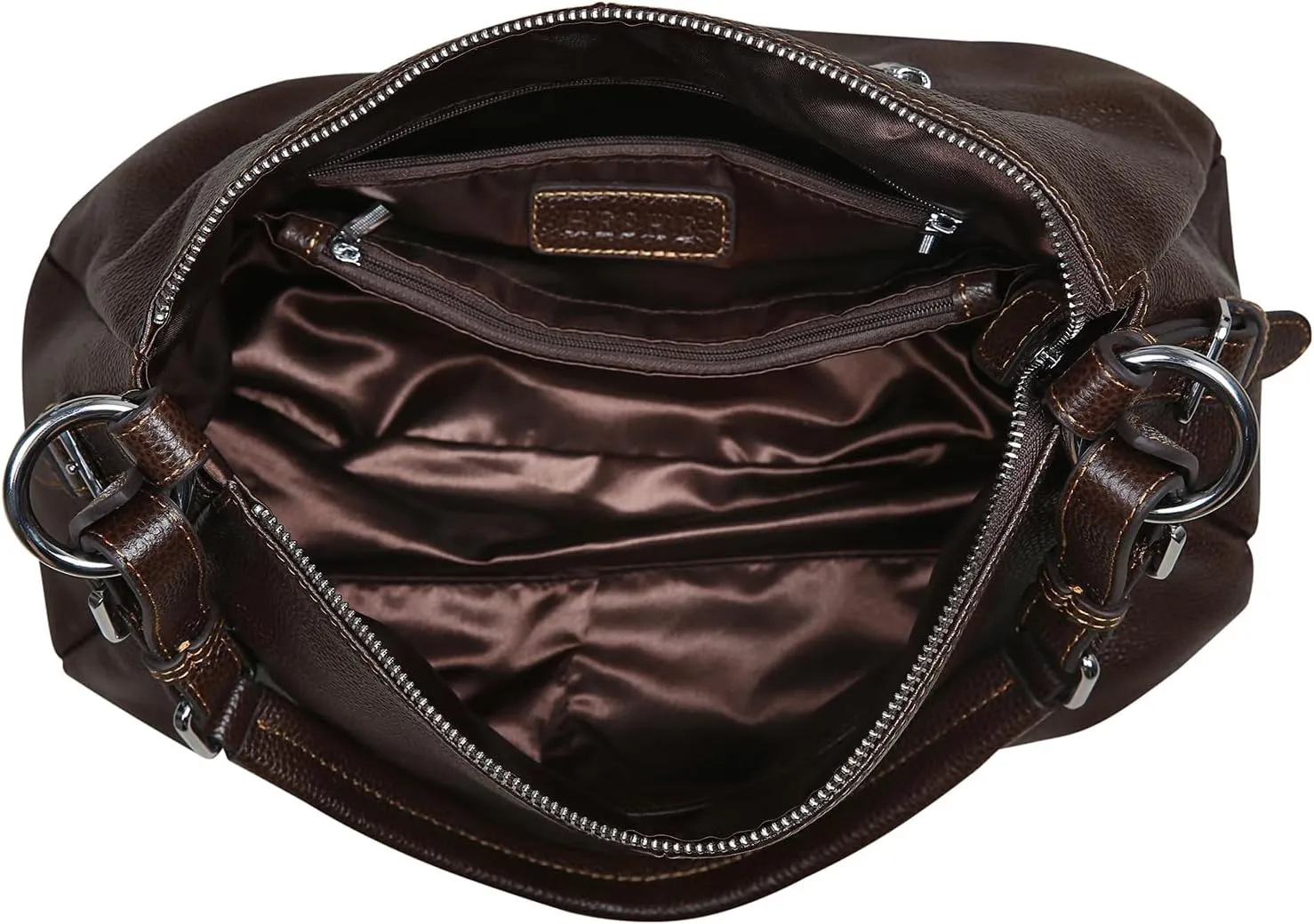 HESHE Leather Purses and Handbags Hobo Shoulder Bags Tote Bag Crossbody Purse Ladies Designer Satchel Bags