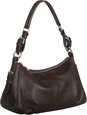 HESHE Leather Purses and Handbags Hobo Shoulder Bags Tote Bag Crossbody Purse Ladies Designer Satchel Bags
