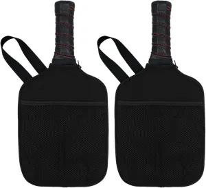 HEYSKAY Pickleball Paddle Cover Pickleball Racket Sleeve Bag with Handle Strap Pickle-Ball Equipment Protective Paddle Sleeve with Mesh Pocket