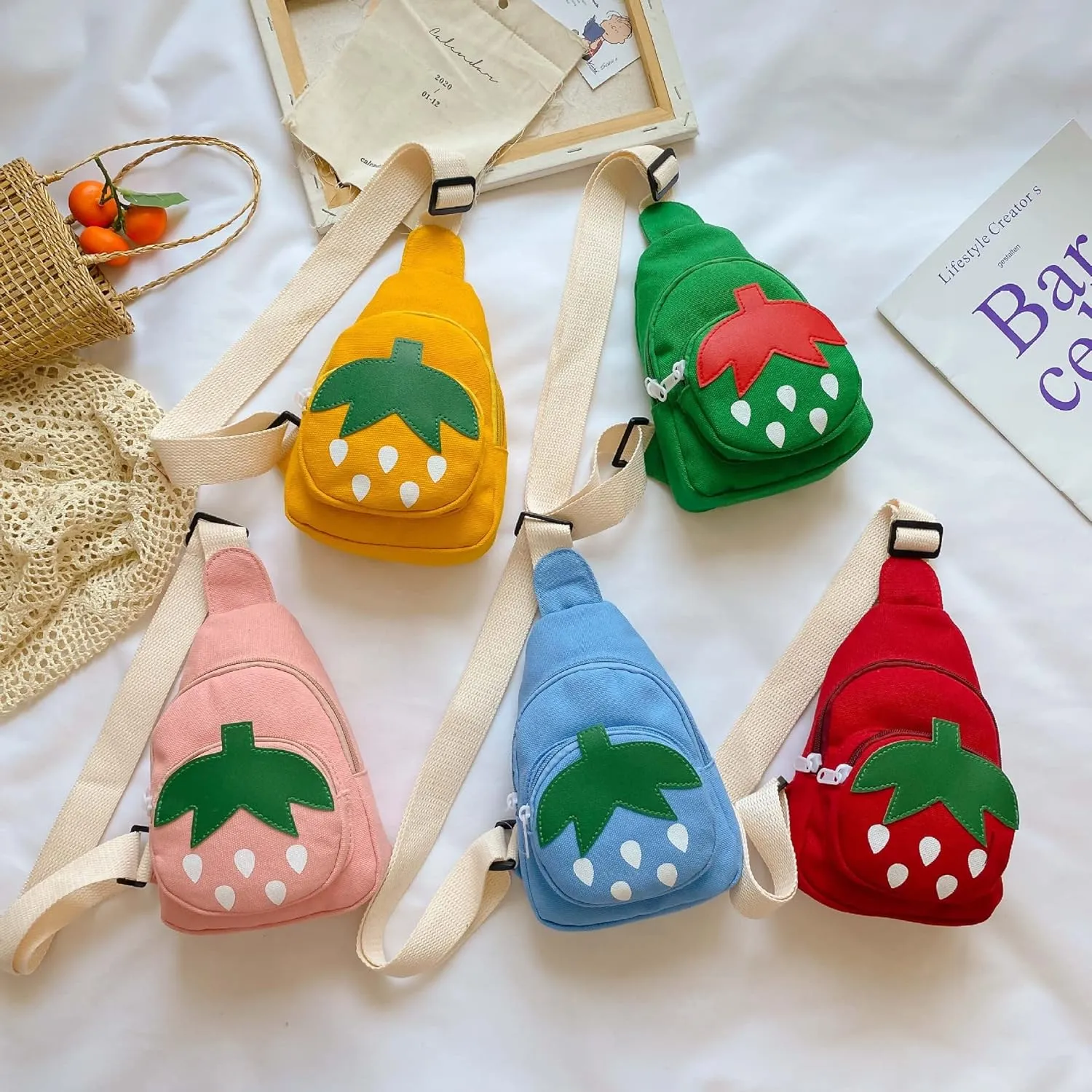 Hiflyer Sling Bag Shoulder Bag Chest Bag, Small Backpack Small Sling Bag, Kawaii Bag Kawaii Backpack Sling Backpack