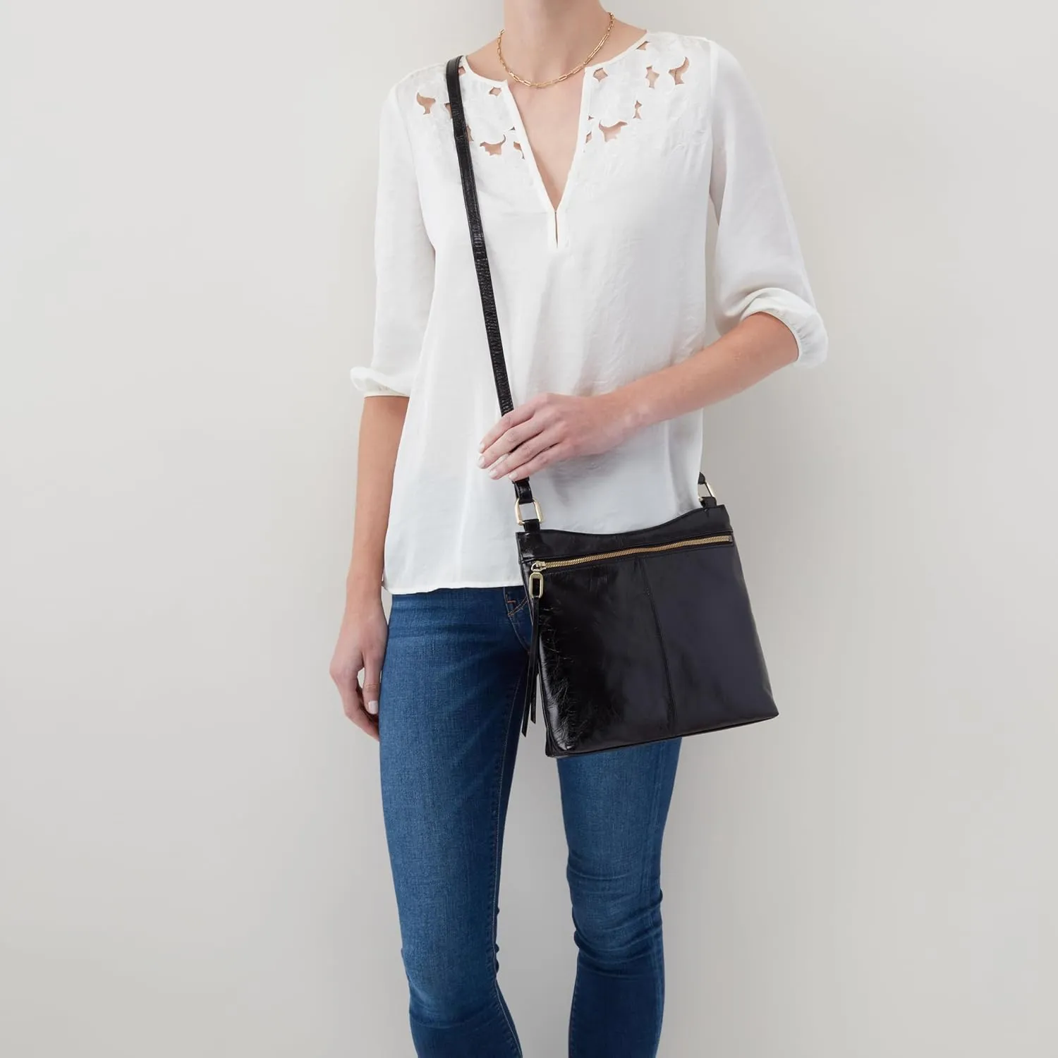 HOBO Cambel Leather Crossbody Bag for Women