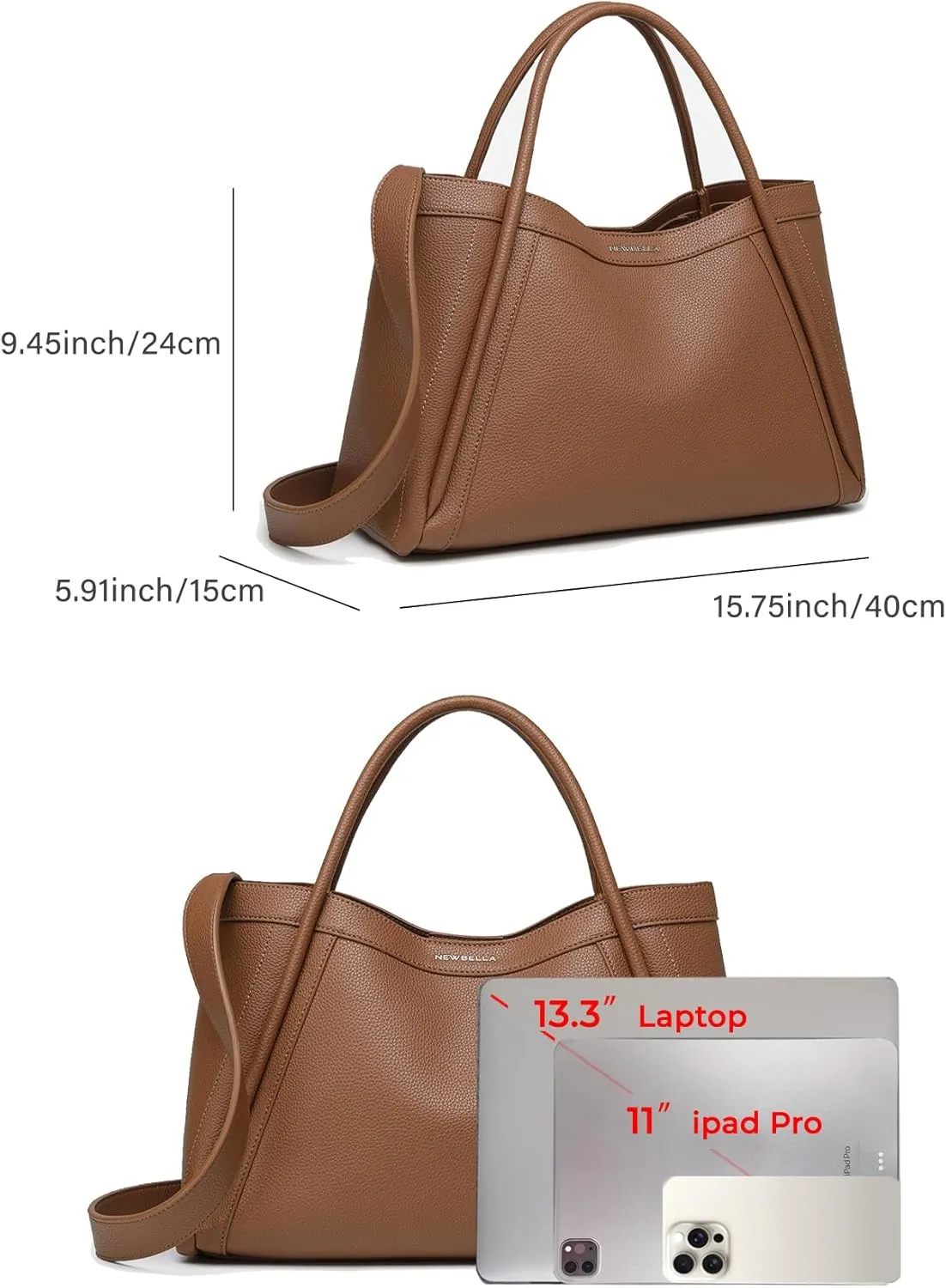Hobo Handbag for Women, Crossbody Tote Bag, Shoulder Purse with Top Handle