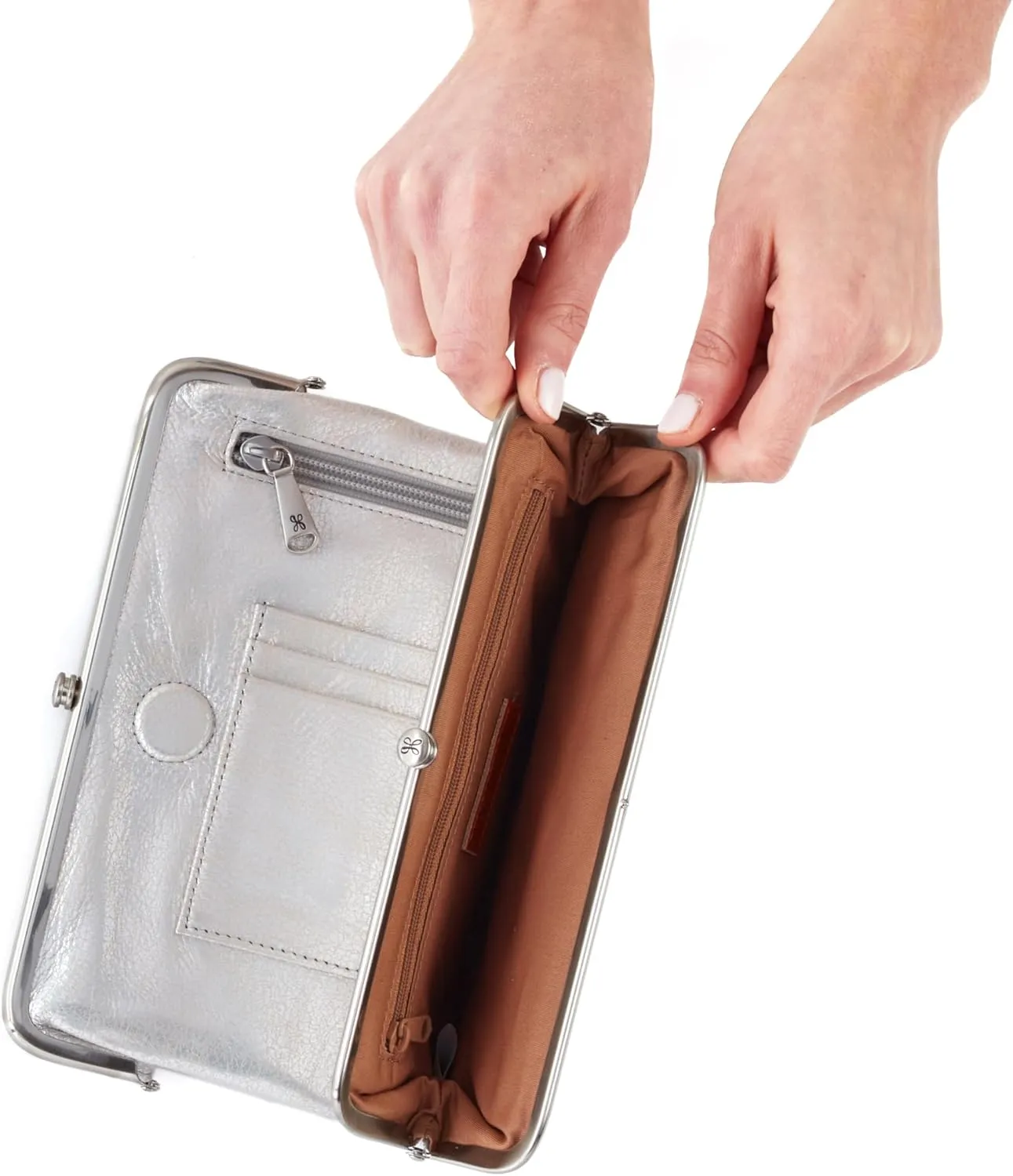 HOBO Lauren Leather Clutch Wallet for Women