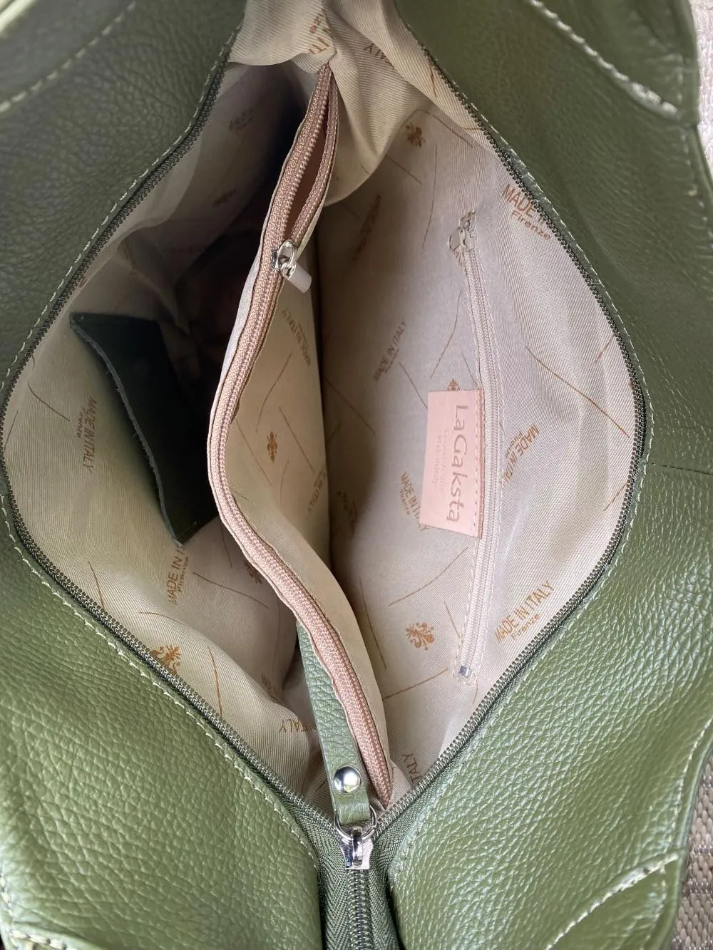 Hobo Pebbled Italian Leather Shoulder Bag – Casual Travel Tote Bag Purse