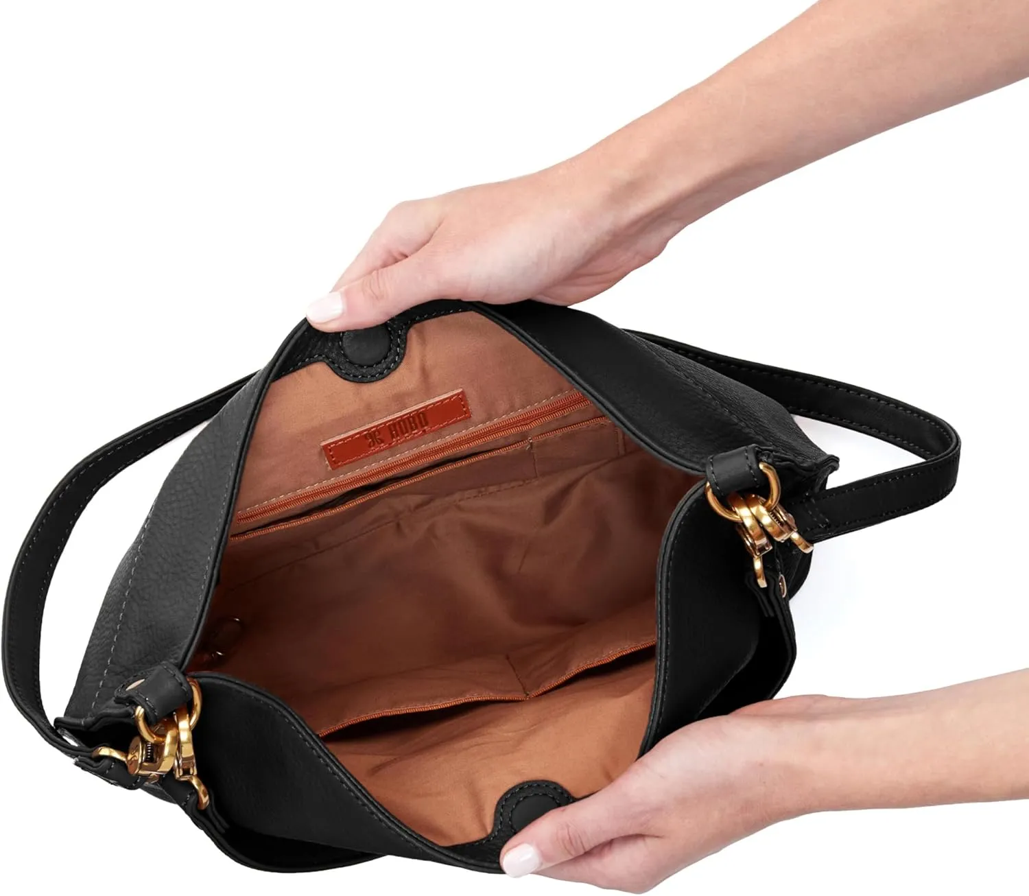 HOBO Pier Leather Shoulder Bag for Women, Convertible to Crossbody
