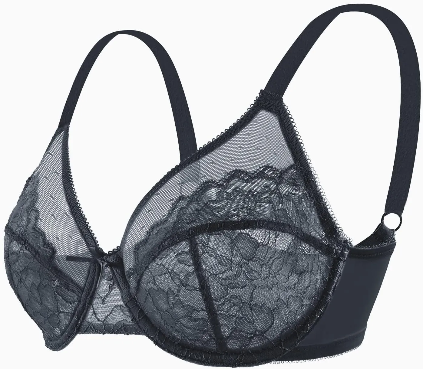 HSIA Minimizer Bras for Women Full Coverage Underwire Bras Plus Size Lifting Lace Bra for Heavy Breast