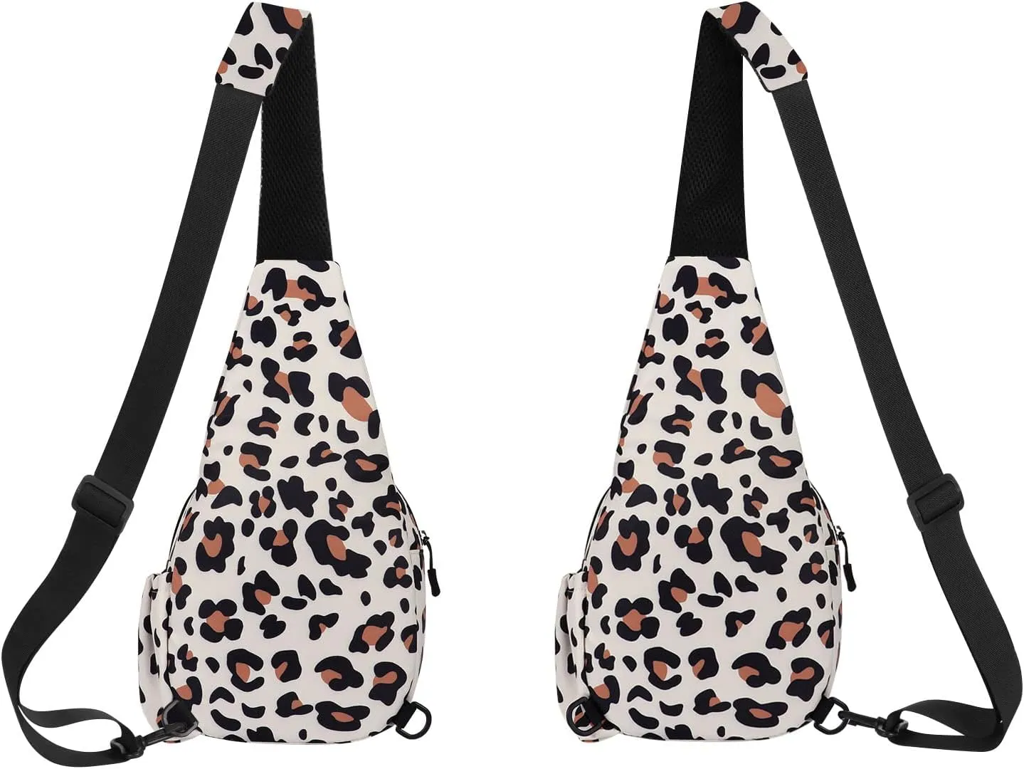 HUA ANGEL Floral Sling Bag, Small Lightweight Crossbody Shoulder Chest Bag for Men & Women Compact Travel Hiking Mini Daypack