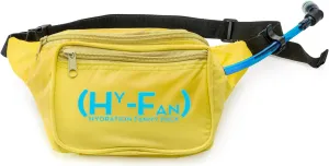 Hydration Fanny Pack with Bladder, 17oz BPA-Free, Hands-Free Design, Secure Pockets, Ideal for Athletic Outdoor Activities, Travel and More - Yellow