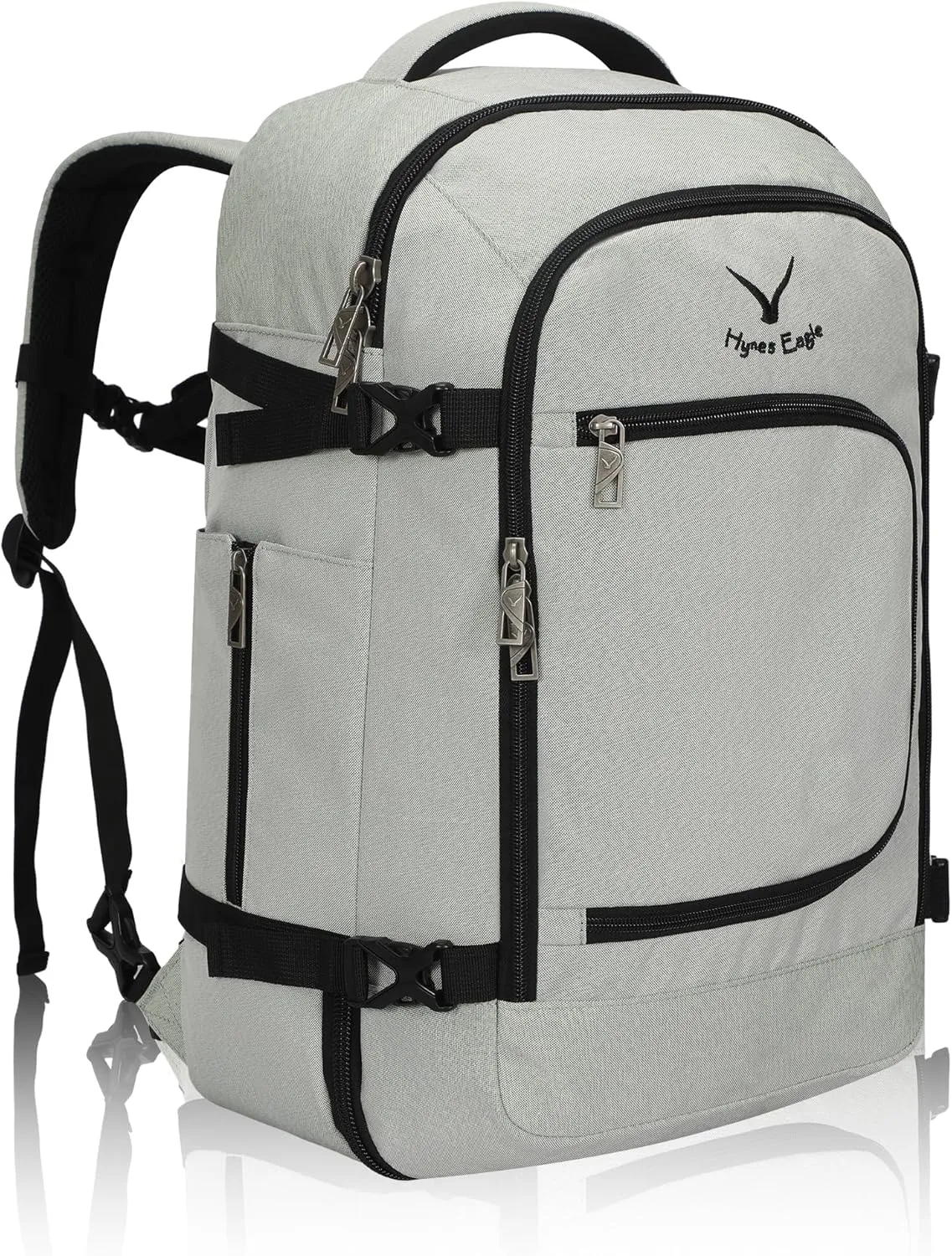 Hynes Eagle Travel Backpack 40L Flight Approved Carry on Backpack Men Large Cabin Weekender Laptop Backpack Women 15.6 inches