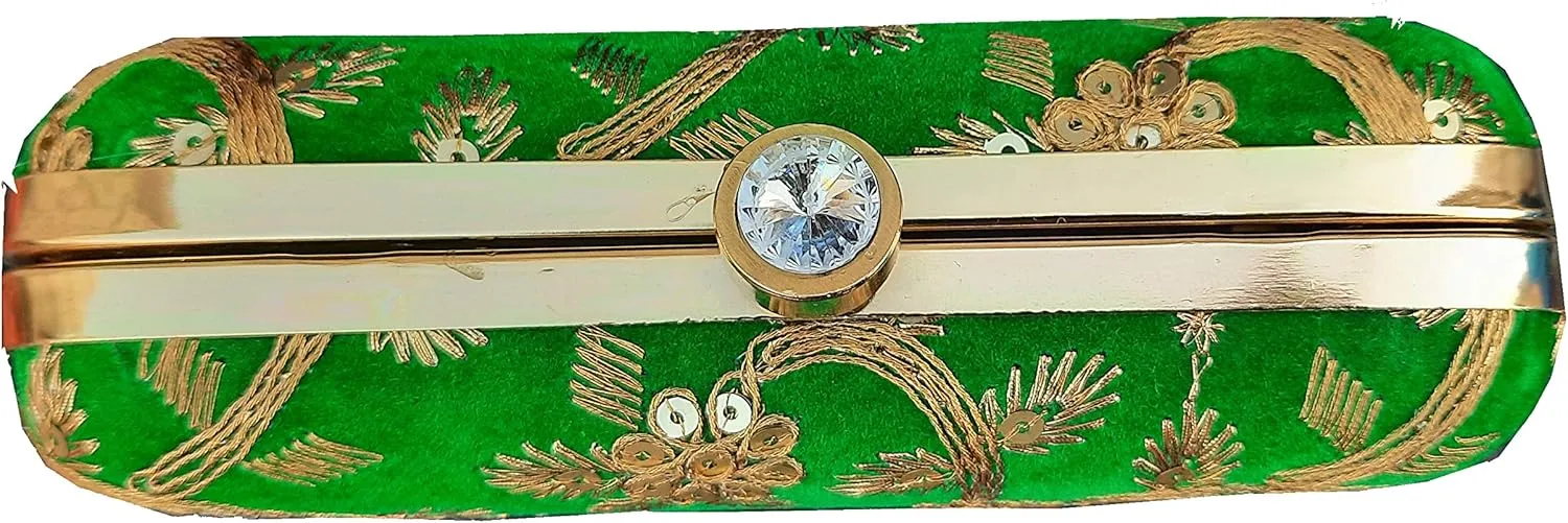IGH Luxurious Indian Velvet Clutches for Women Ideal Wedding Favors, Unique Wedding Gifts, Christmas Party Gifts, Return Gift