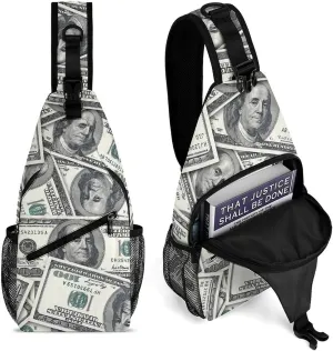 IMPCOKRU Sling Bag for Men Women Crossbody Backpack 1,Lightweight Shoulder Backpack for Causal Sport Travel Hiking.