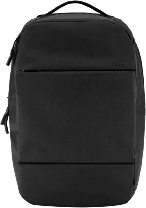 Incase City Compact Backpack - School/Work/Everyday Backpack - Slim & Compact Design -16" Laptop Storage Compartment, Quick Access Pocket, Front Pocket, Adjustable and Padded Straps - Black