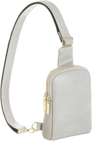 INICAT Travel Small Sling Bag Leather Crossbody Bags for Women Fanny Packs Cross Body Bag for Woman Cross Body Purses