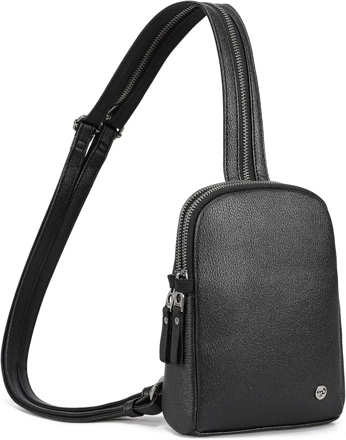 INICAT Travel Small Sling Bag Leather Crossbody Bags for Women Fanny Packs Cross Body Bag for Woman Cross Body Purses