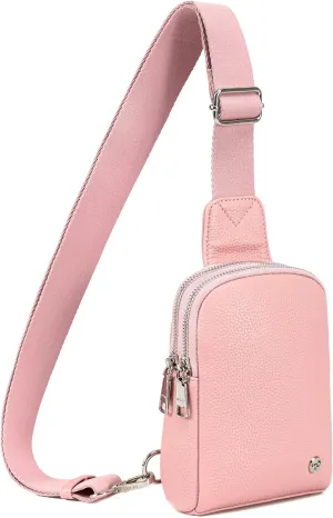 INICAT Travel Small Sling Bag Leather Crossbody Bags for Women Fanny Packs Cross Body Bag for Woman Cross Body Purses