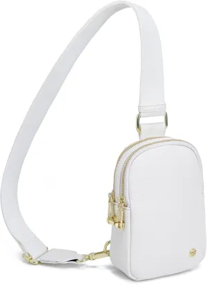 INICAT Travel Small Sling Bag Leather Crossbody Bags for Women Fanny Packs Cross Body Bag for Woman Cross Body Purses
