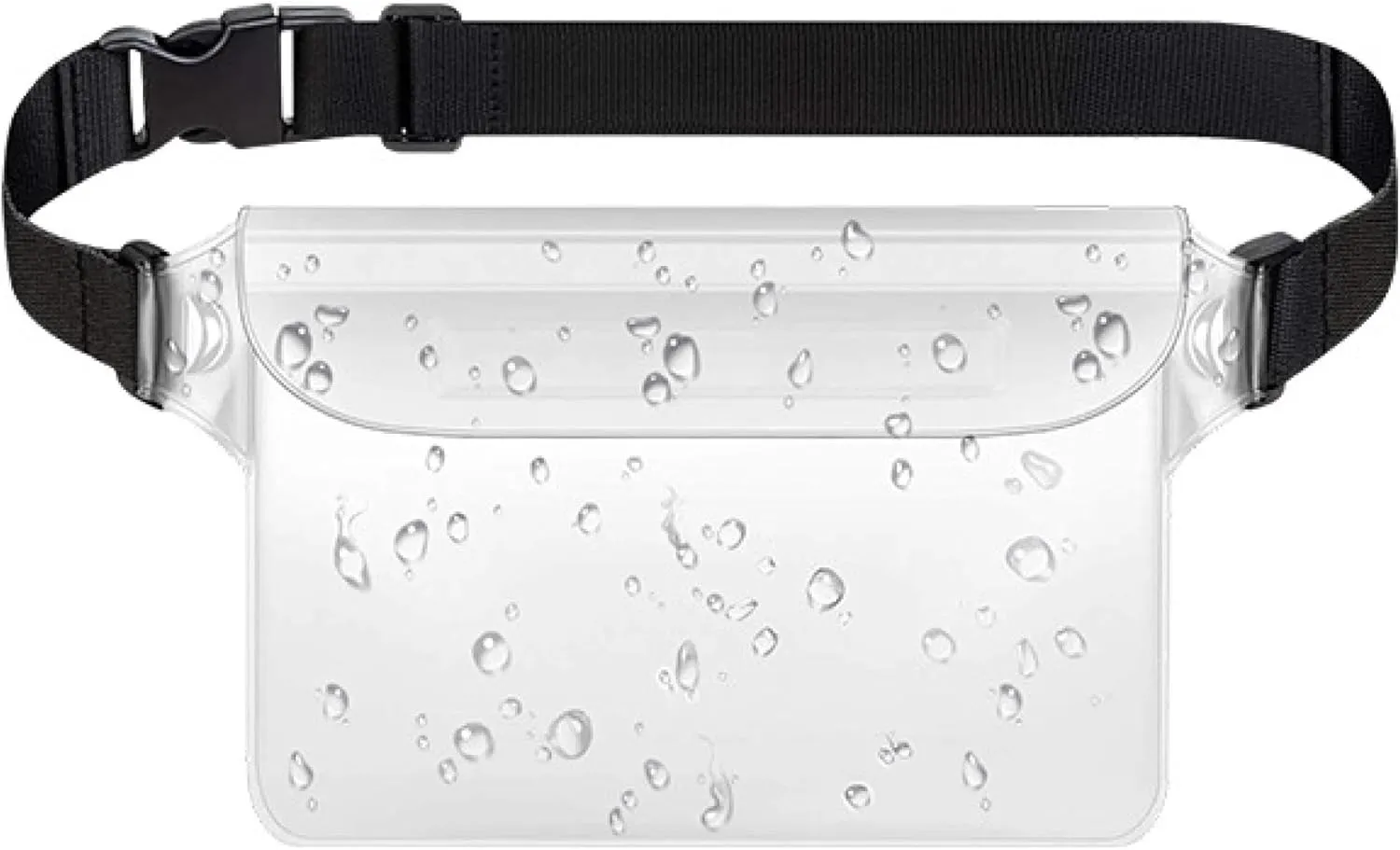 IPX8 Waterproof Phone Pouch with Waist Strap and Crossbody Option | Clear Dry Bag Fits iPhone, Galaxy, Pixel | Touchscreen Access, Triple Seal, Secure for Swimming, Kayaking, Beach, Travel